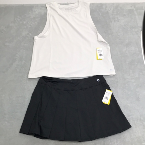 Eleven By Venus Williams  Flutter Skirt & Peace Maker Tank Size XL New - Picture 1 of 12